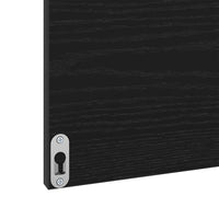 vidaXL Set di mobili per il bagno 3 pcs Rovere nero 60 x 38.5 x 45 cm