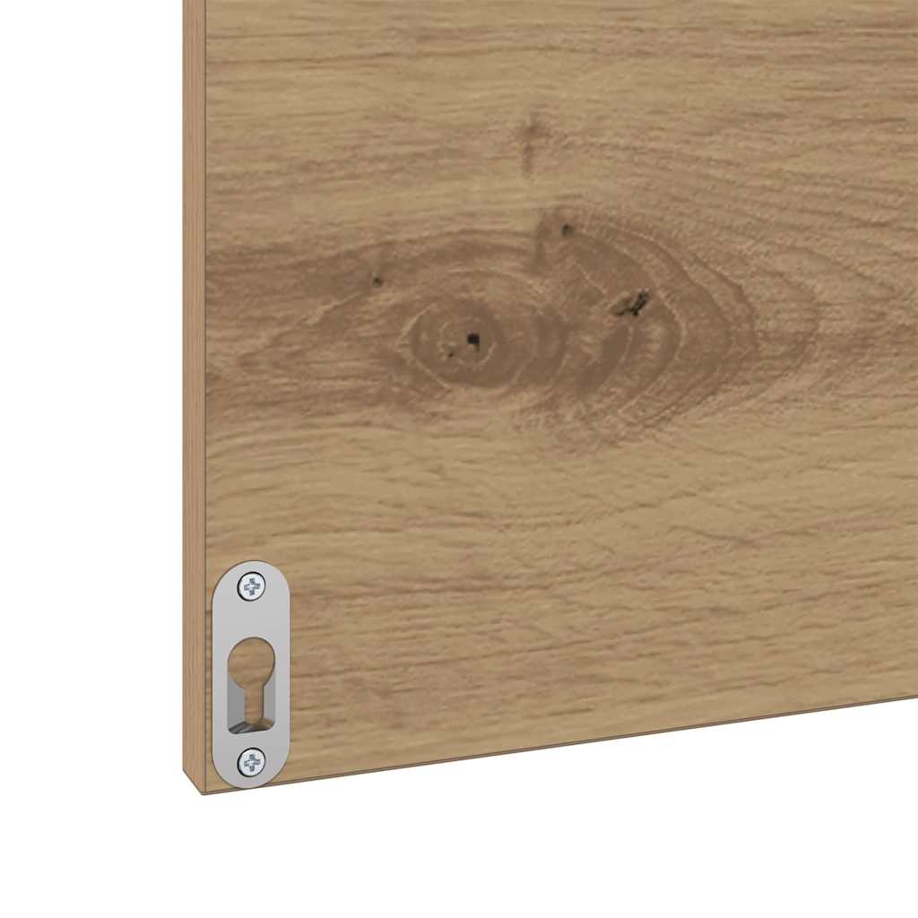 vidaXL Set di mobili per il bagno 3 pcs rovere artigianale