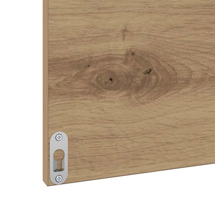 vidaXL Set di mobili per il bagno 3 pcs rovere artigianale