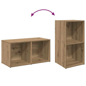 Set mobile TV 2 pz-Set di 2 Credenza per TV Rovere artigianale 37 x 35 x 72 cm