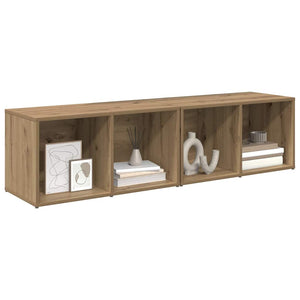 Set mobile TV 2 pz-Set di 2 Credenza per TV Rovere artigianale 37 x 35 x 72 cm