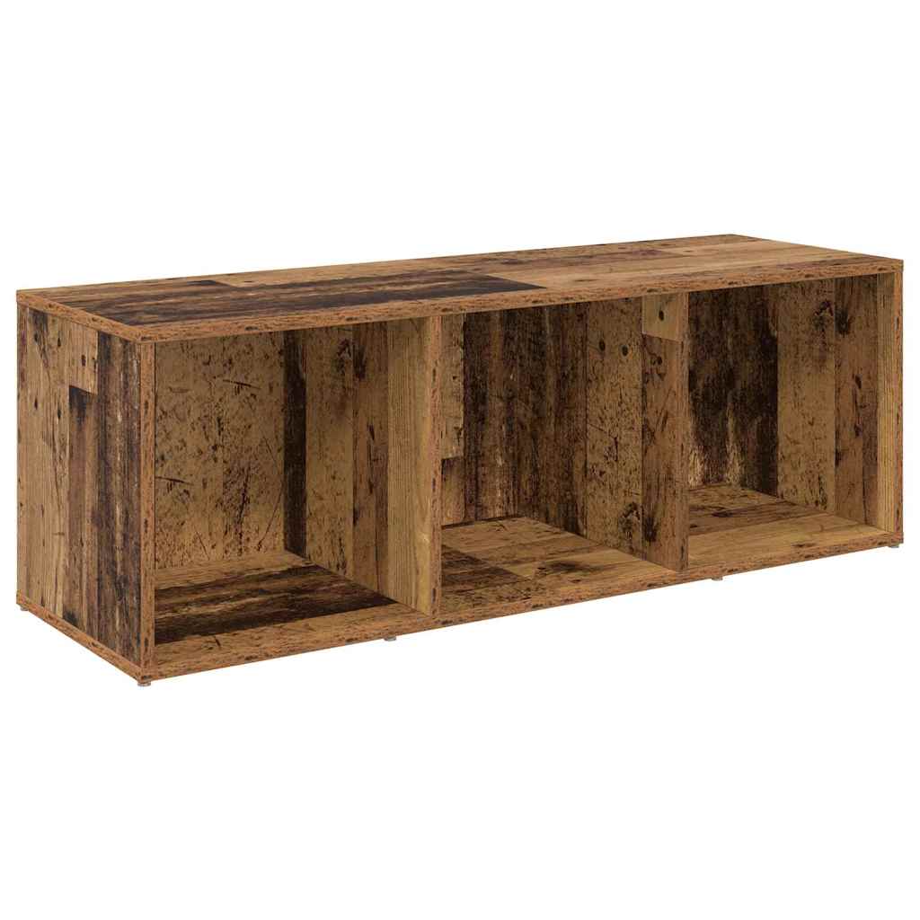Set mobile TV 2 pz-Set di 2 Credenza per TV Legno vecchio 37 x 35 x 107cm