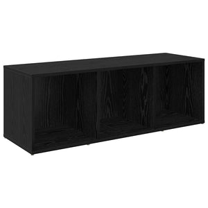 Set mobile TV 3 pz-Set di 3 Credenza per TV Rovere Nero 37 x 35 x 107,5 cm