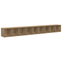 Set mobile TV 3 pz-Set di 3 Credenza per TV Rovere artigianale 37 x 35 x 107,5 cm
