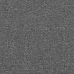 Cornice del letto ad angolo Grigio scuro 80 cm x 200 cm Velluto 42016174