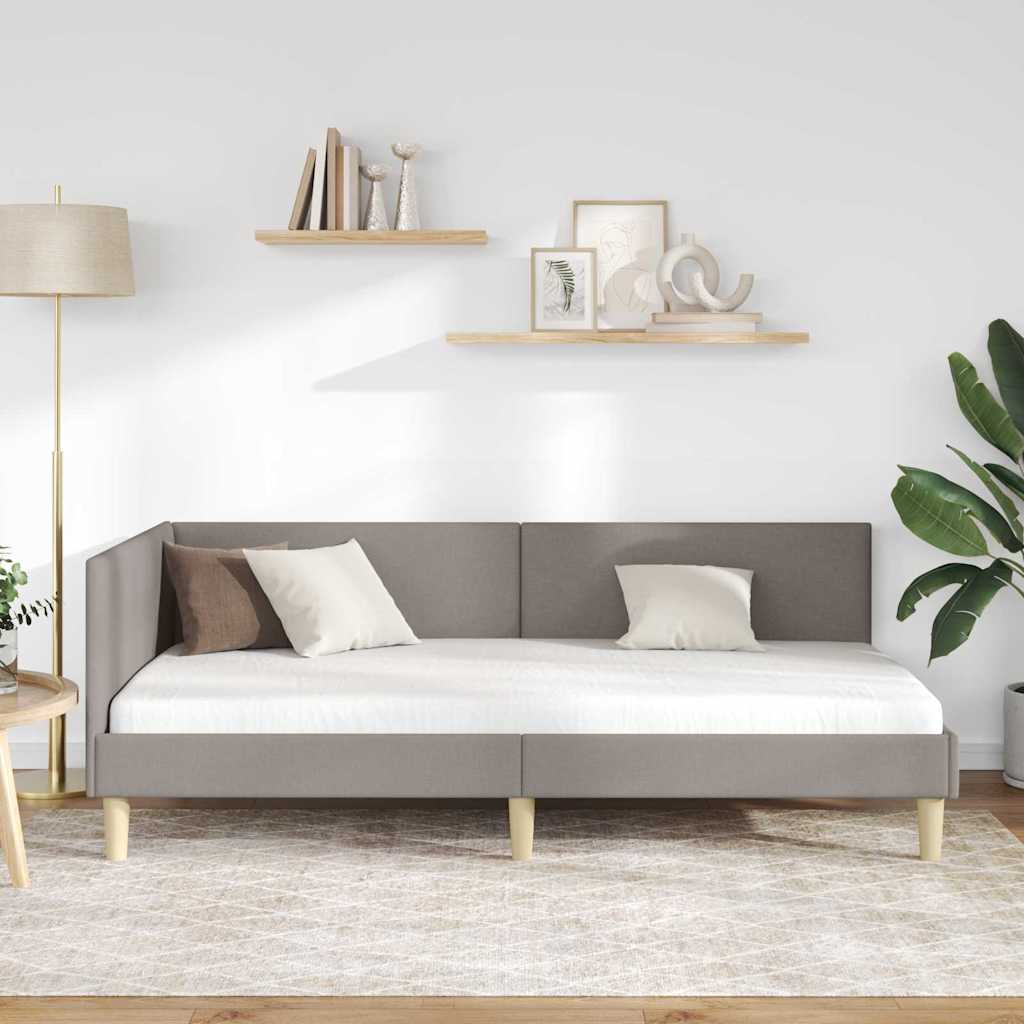 Cornice del letto ad angolo con testiera Talpa 90 cm x 200 cm