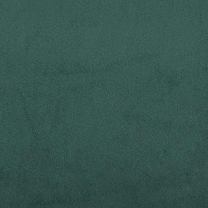 Cornice del letto ad angolo Verde Scuro 80 cm x 200 cm Velluto 42016208