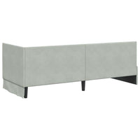 Cornice del letto ad angolo Grigio chiaro 80 cm x 200 cm 42016246