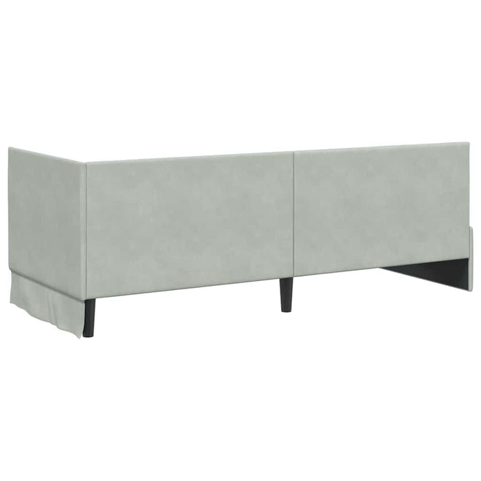 Cornice del letto ad angolo Grigio chiaro 80 cm x 200 cm 42016246