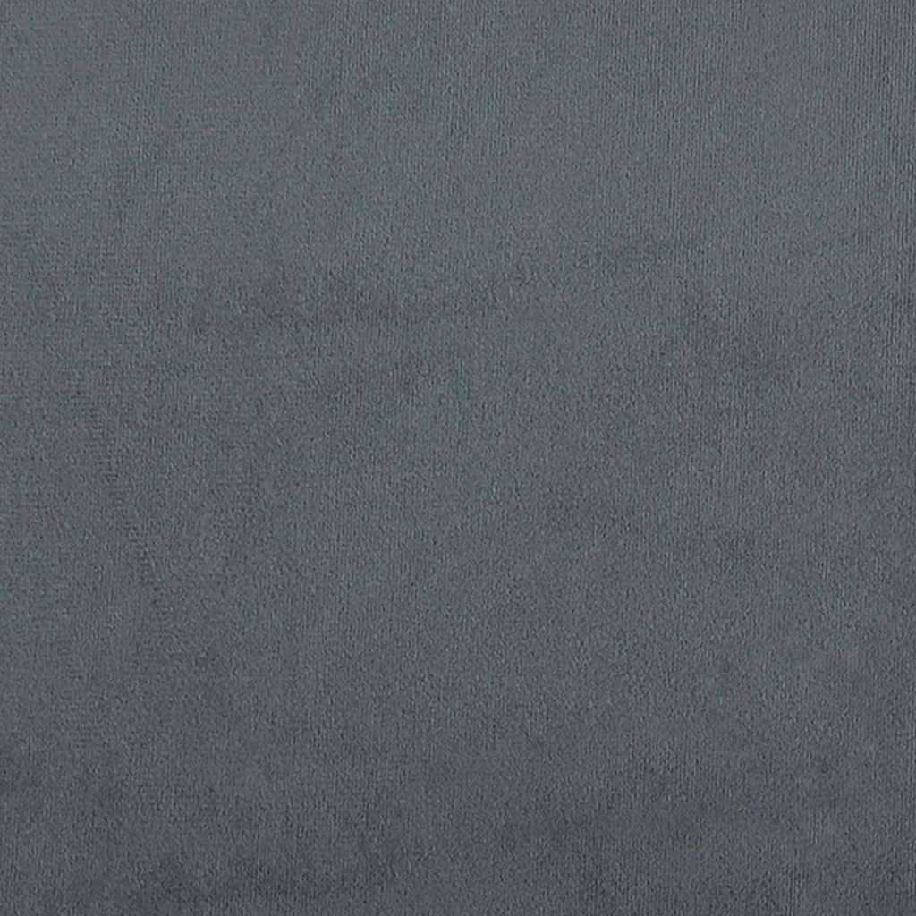 Cornice del letto ad angolo Grigio scuro 100 cm x 200 cm 42016318