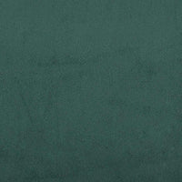 Cornice del letto ad angolo Verde Scuro 90 cm x 200 cm Velluto 42016430