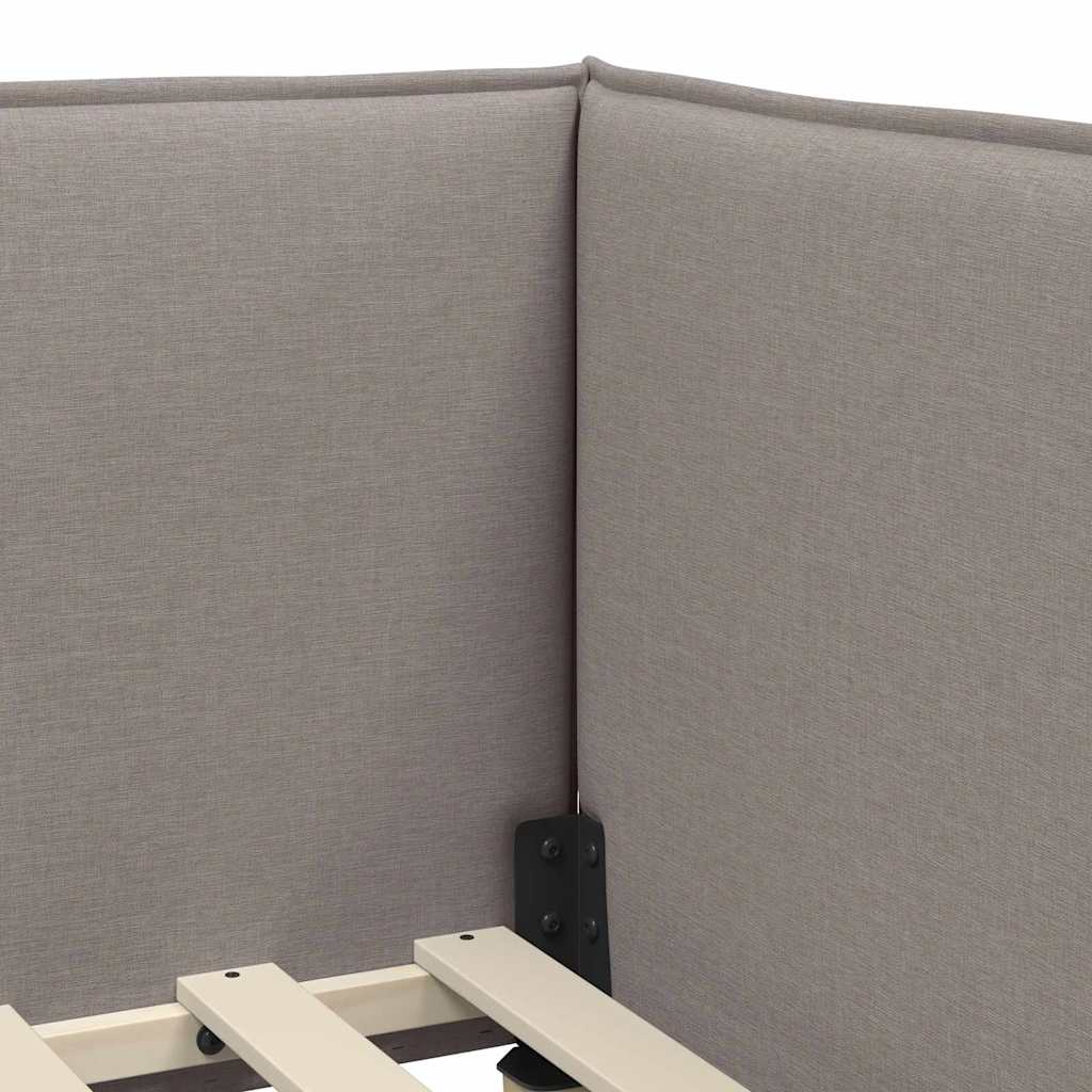 Cornice del letto ad angolo Talpa 100 cm x 200 cm Velluto 42016476