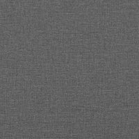 Cornice del letto ad angolo Grigio scuro 90 x 190 cm Tessuto 42016488