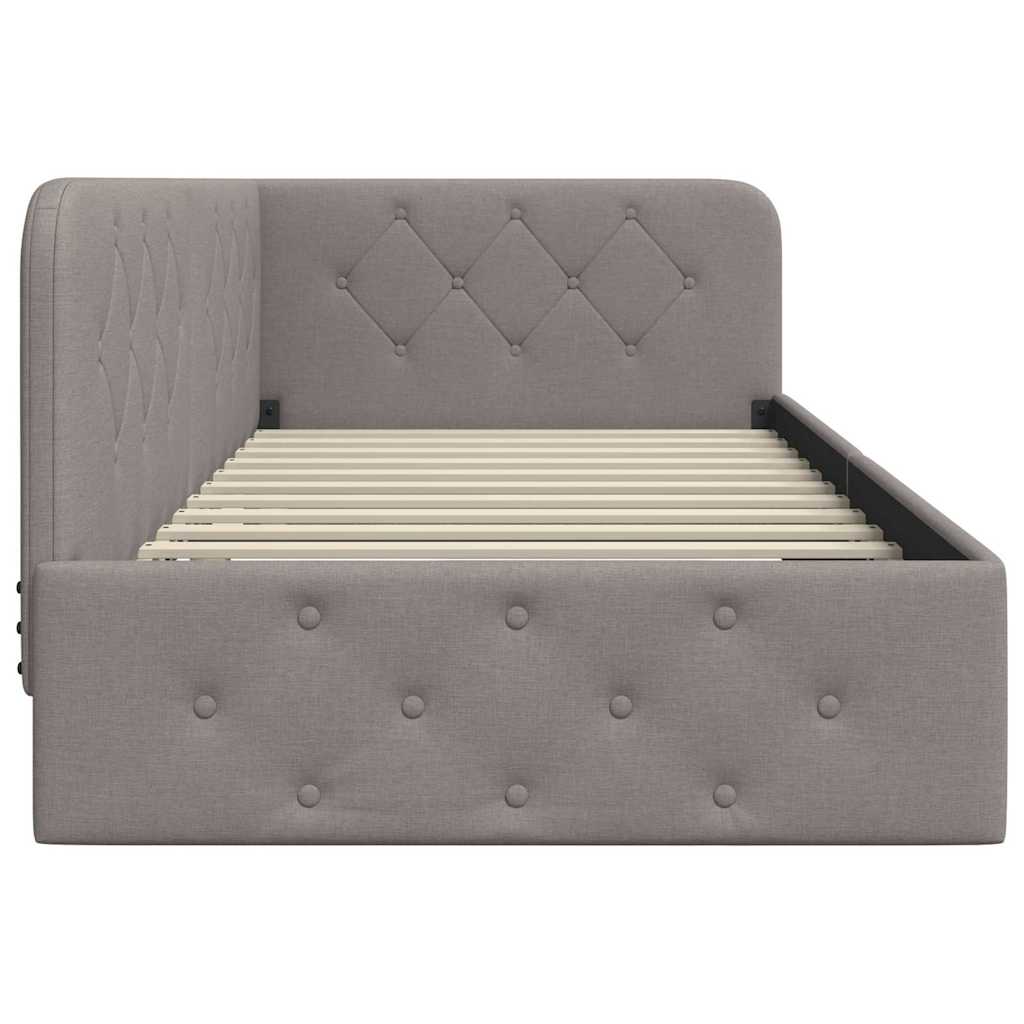 Cornice del letto ad angolo Talpa 100 x 200 cm Tessuto 42016508