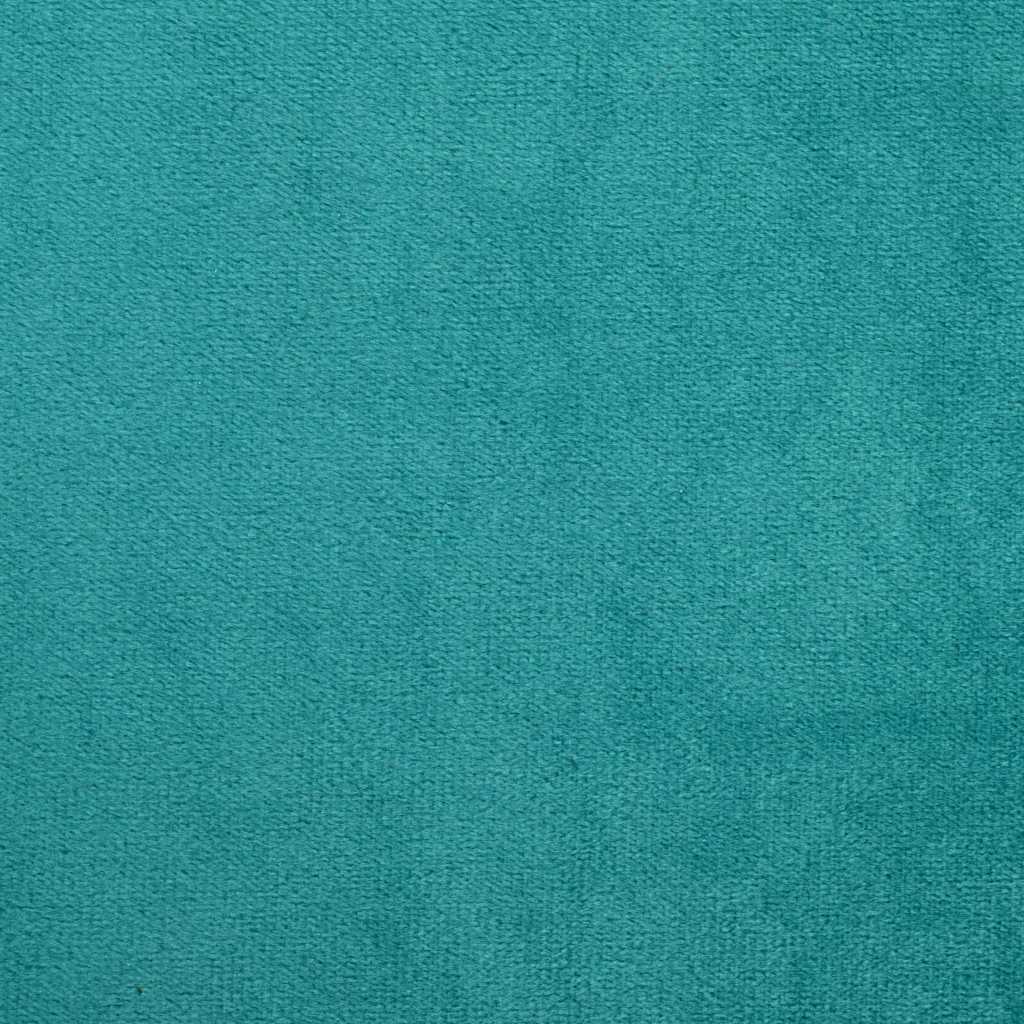 Cornice del letto ad angolo Turchese 90 x 190 cm Velluto 42016531