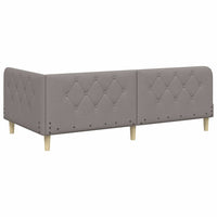 Cornice del letto ad angolo Talpa 90 x 190 cm Tessuto 42016566