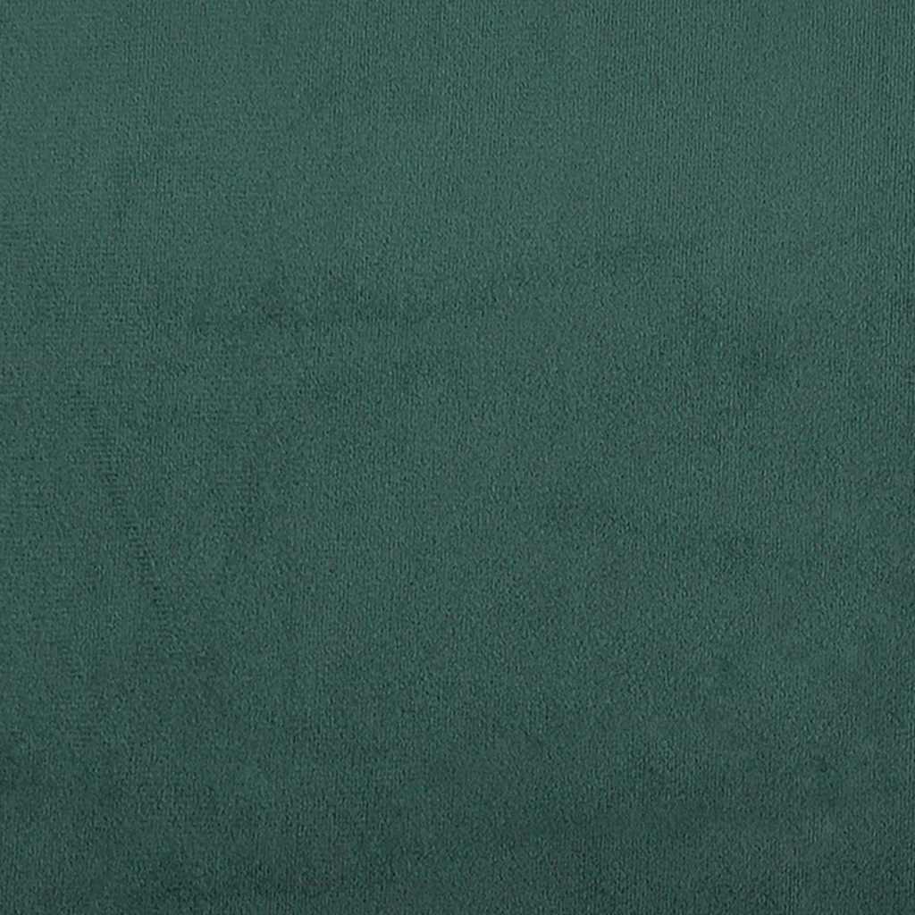 Cornice del letto ad angolo Verde Scuro 90 x 200 cm Velluto 42016608