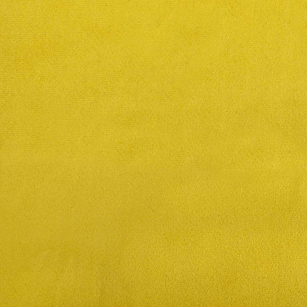 Cornice del letto ad angolo Giallo 80 cm x 200 cm Velluto 42016632