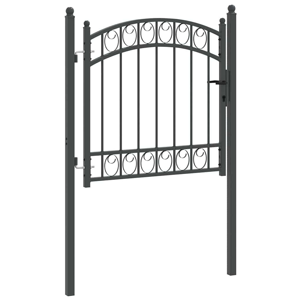 Cancello per recinzione con blocco Grigio 100 x 100 cm 42008972