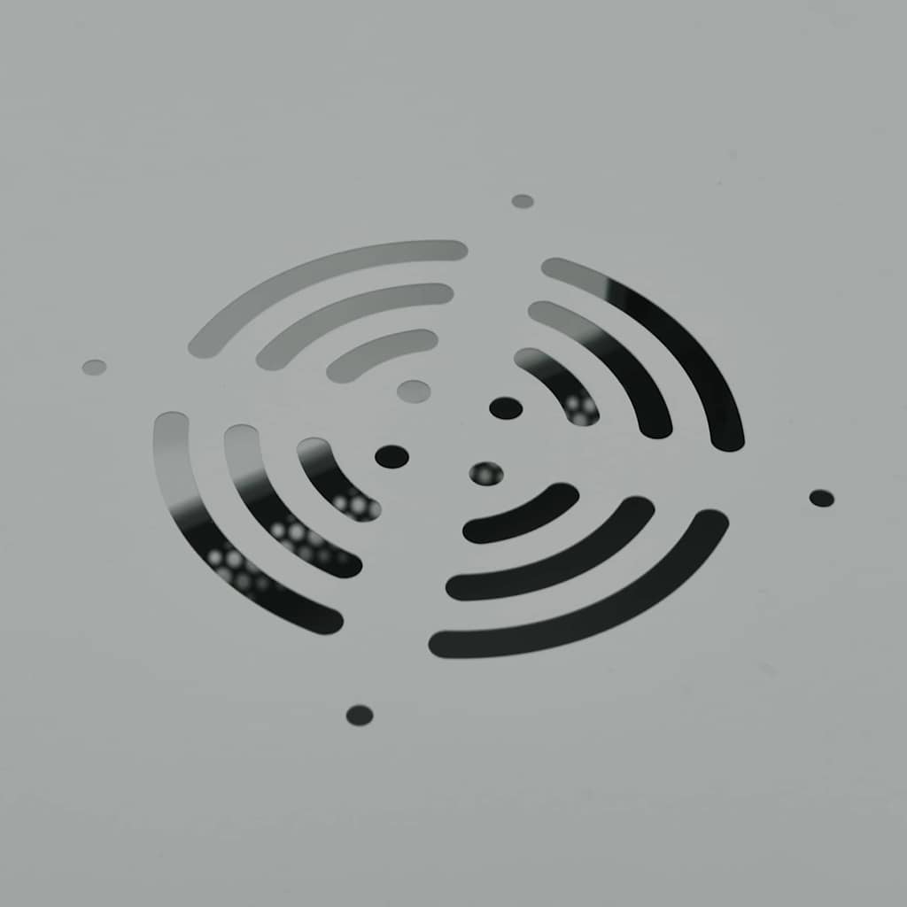 Armadietto di rete Grigio 60 x 35 x 28 cm Acciaio 42017633