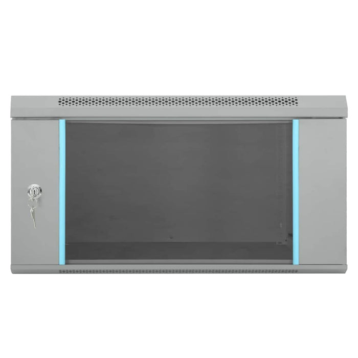 vidaXL Armadietto di rete Grigio 60 x 60 x 35 cm Acciaio