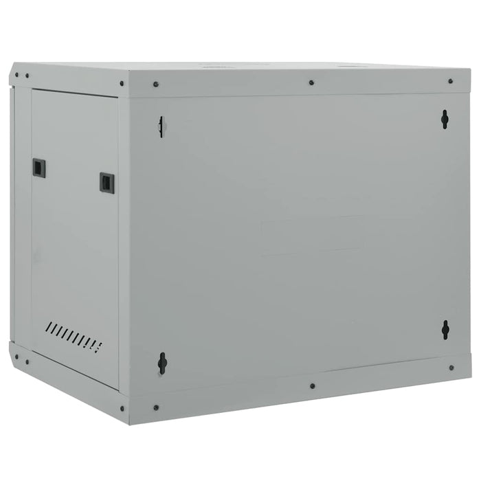 vidaXL Armadietto di rete Grigio 60 x 45 x 50 cm Acciaio