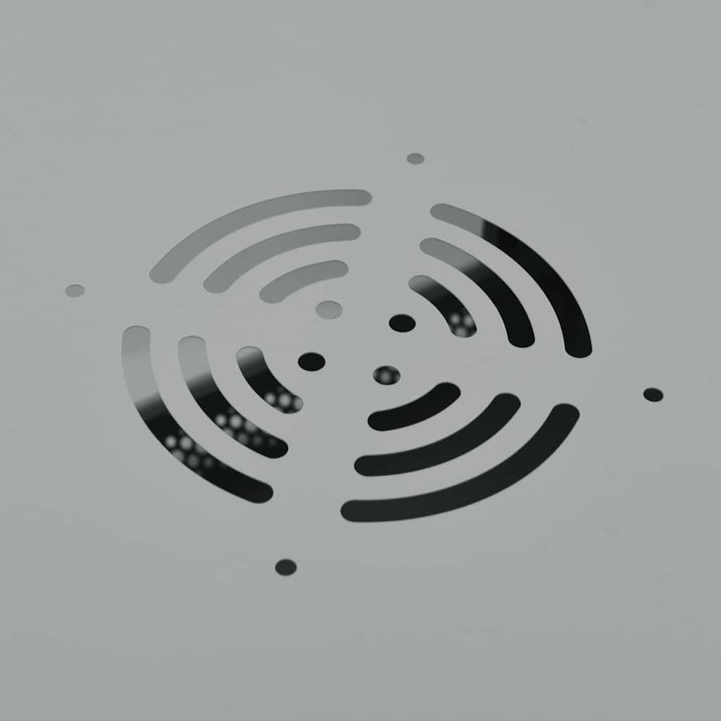 vidaXL Armadietto di rete Grigio 60 x 60 x 50 cm Acciaio