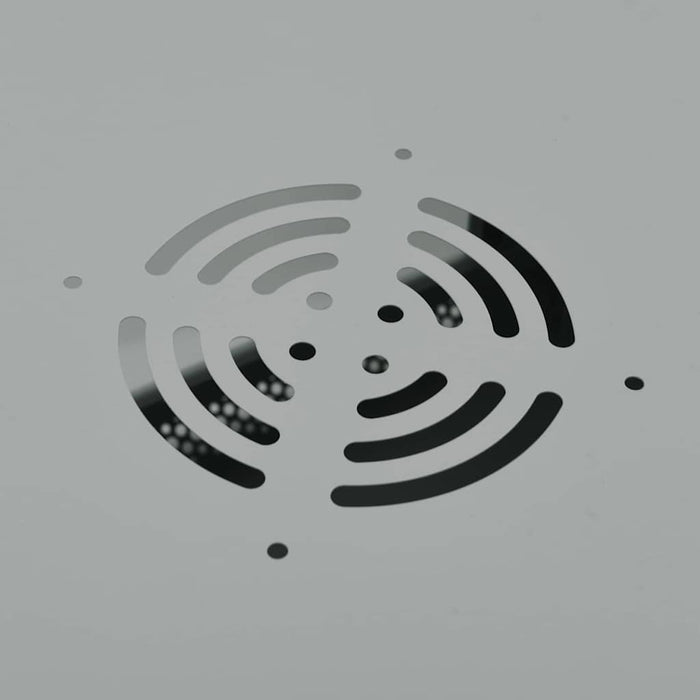 vidaXL Armadietto di rete Grigio 60 x 60 x 50 cm Acciaio