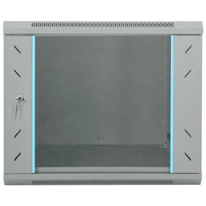 vidaXL Armadietto di rete Grigio 60 x 60 x 50 cm Acciaio