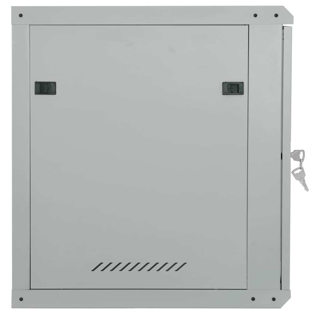 vidaXL Armadietto di rete Grigio 60 x 60 x 65 cm Acciaio