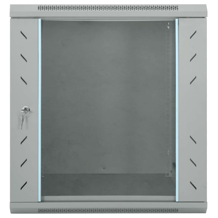 vidaXL Armadietto di rete Grigio 60 x 45 x 65 cm Acciaio
