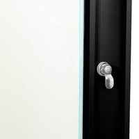 vidaXL Armadietto di rete Nero 53 x 35 x 21 cm Acciaio