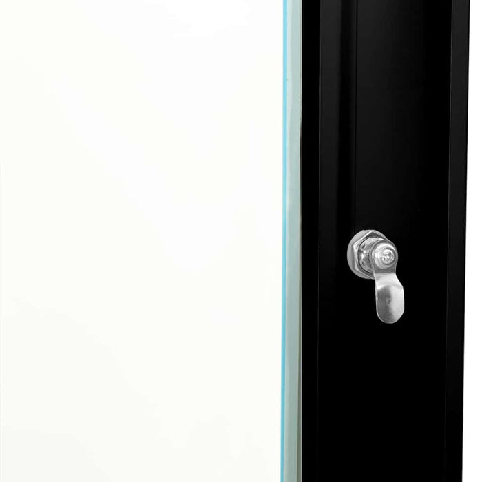 Armadietto di rete Nero 53 x 45 x 21 cm Acciaio 42017644