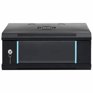 vidaXL Armadietto di rete Nero 53 x 45 x 21 cm Acciaio