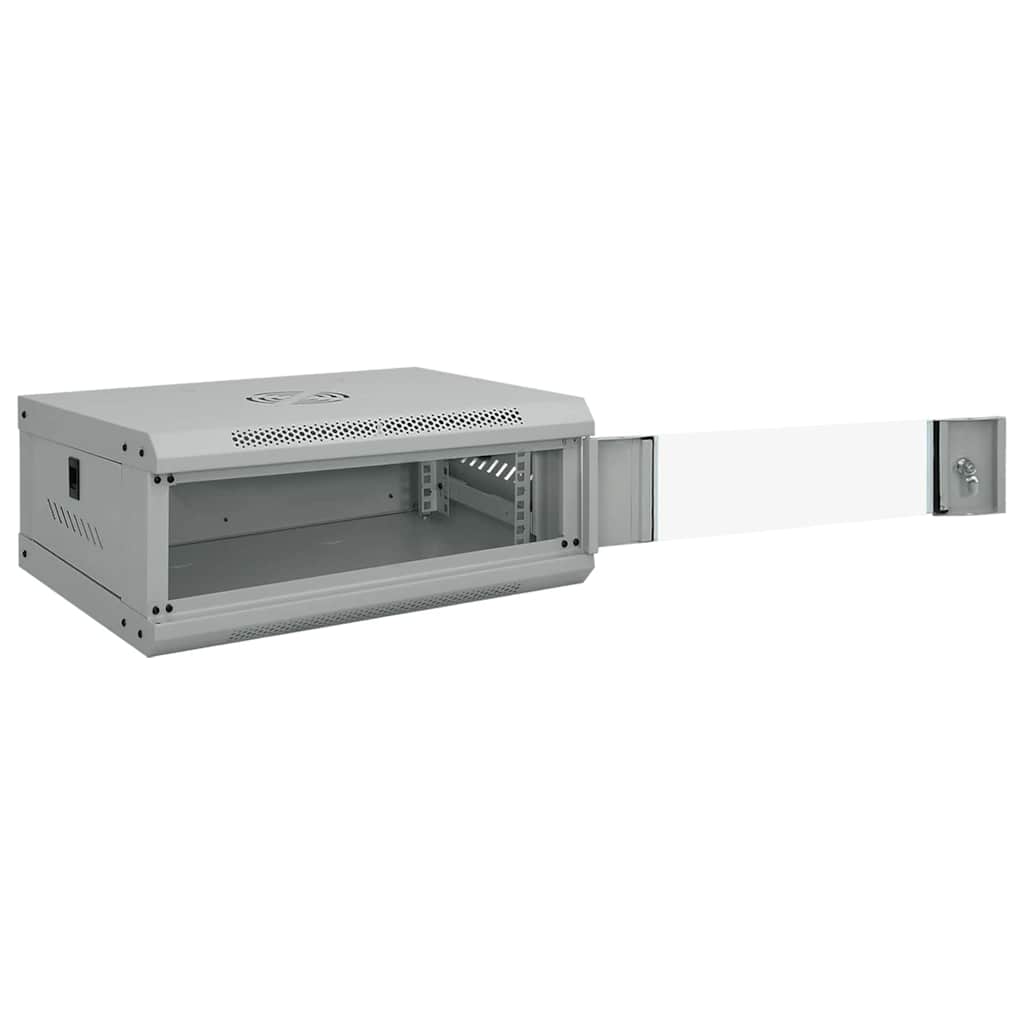 vidaXL Armadietto di rete Grigio 53 x 35 x 21 cm Acciaio