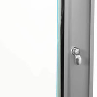 Armadietto di rete Grigio 53 x 45 x 21 cm Acciaio 42017646