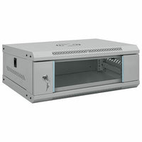 vidaXL Armadietto di rete Grigio 53 x 45 x 21 cm Acciaio