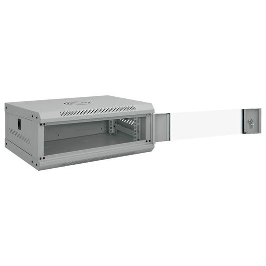 vidaXL Armadietto di rete Grigio 53 x 45 x 21 cm Acciaio