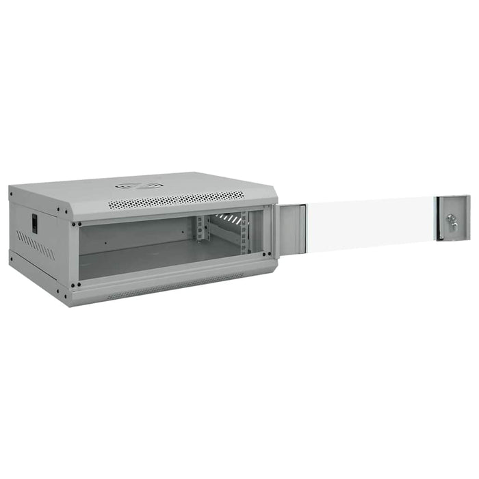 vidaXL Armadietto di rete Grigio 53 x 45 x 21 cm Acciaio