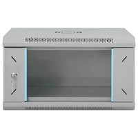 vidaXL Armadietto di rete Grigio 53 x 45 x 30 cm Acciaio