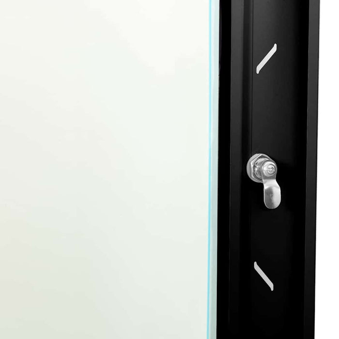 Armadietto di rete Nero 53 x 60 x 45 cm Acciaio 42017652