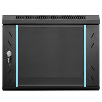 vidaXL Armadietto di rete Nero 53 x 60 x 45 cm Acciaio