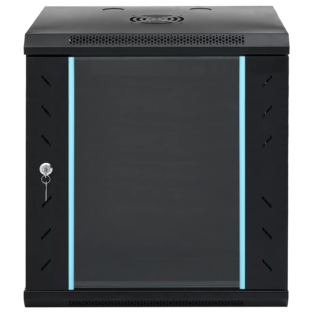 vidaXL Armadietto di rete Nero 53 x 45 x 60 cm Acciaio