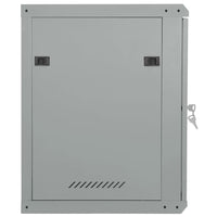 vidaXL Armadietto di rete Grigio 53 x 60 x 60 cm Acciaio