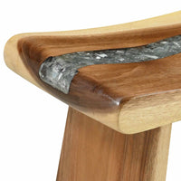 Sgabello per Bagno Naturale 50 x 30 x 45 cm Legno Naturale 42015924