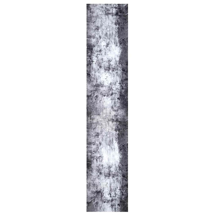 vidaXL Tappetino da Cucina Grigio 300 x 60 cm Velluto