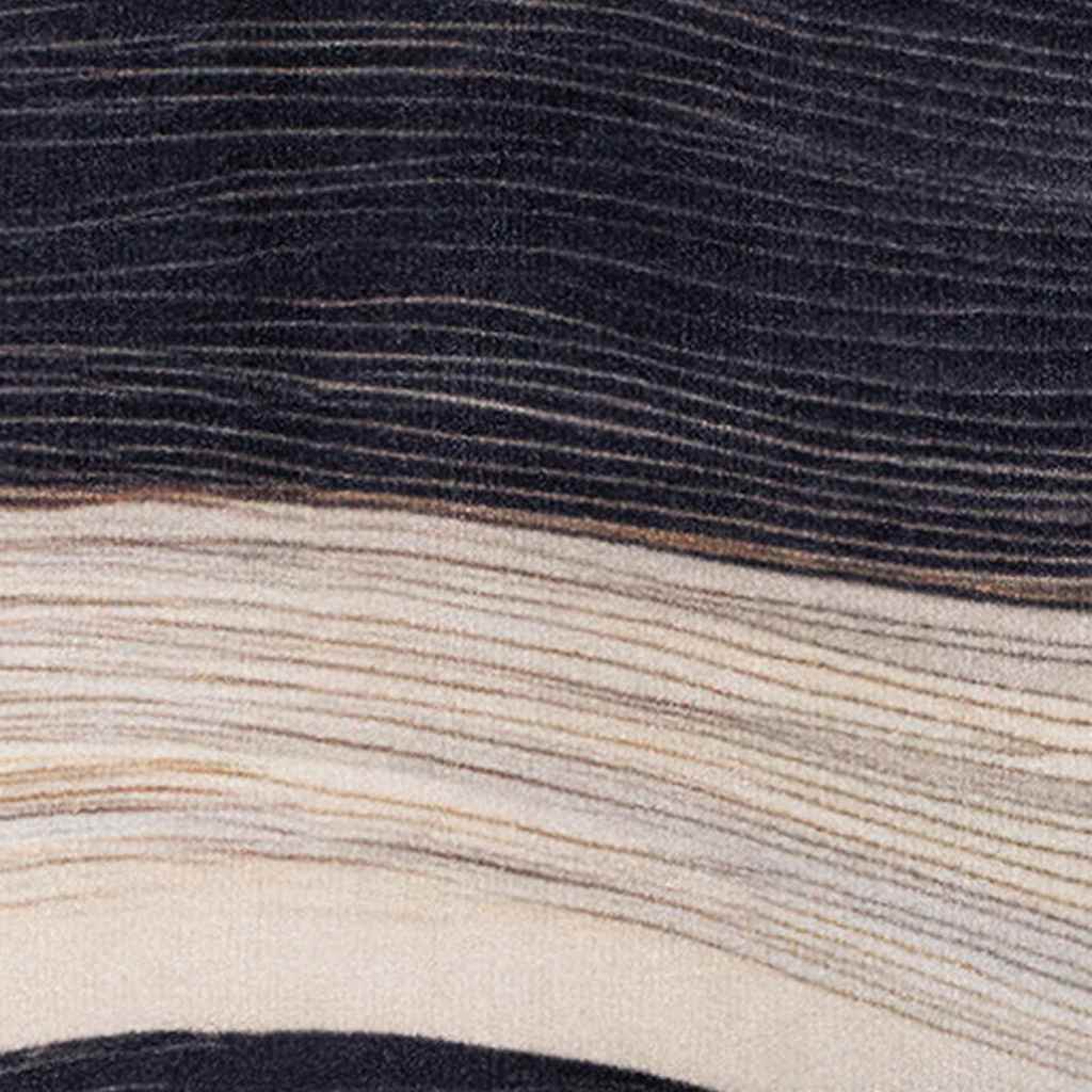 Tappetino da Cucina Art déco Nero 180 x 60 cm Velluto 42013419