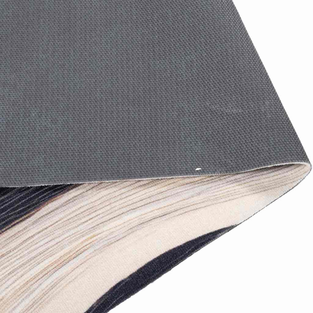 Tappetino da Cucina Art déco Nero 150 x 45 cm Velluto 42013420