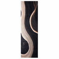 Tappetino da Cucina Art déco Nero 150 x 45 cm Velluto 42013420