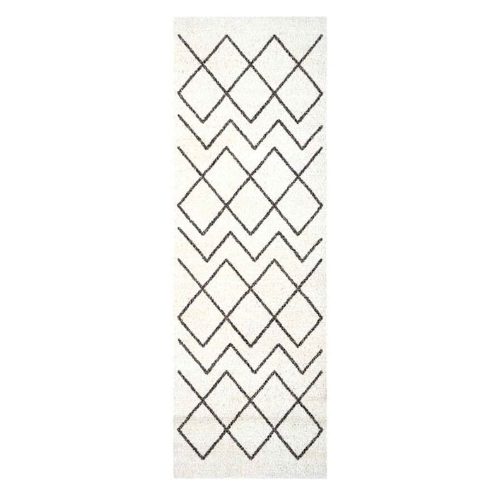 vidaXL Tappetino da Cucina Geometric Geometrico 60 x 180 cm Velluto